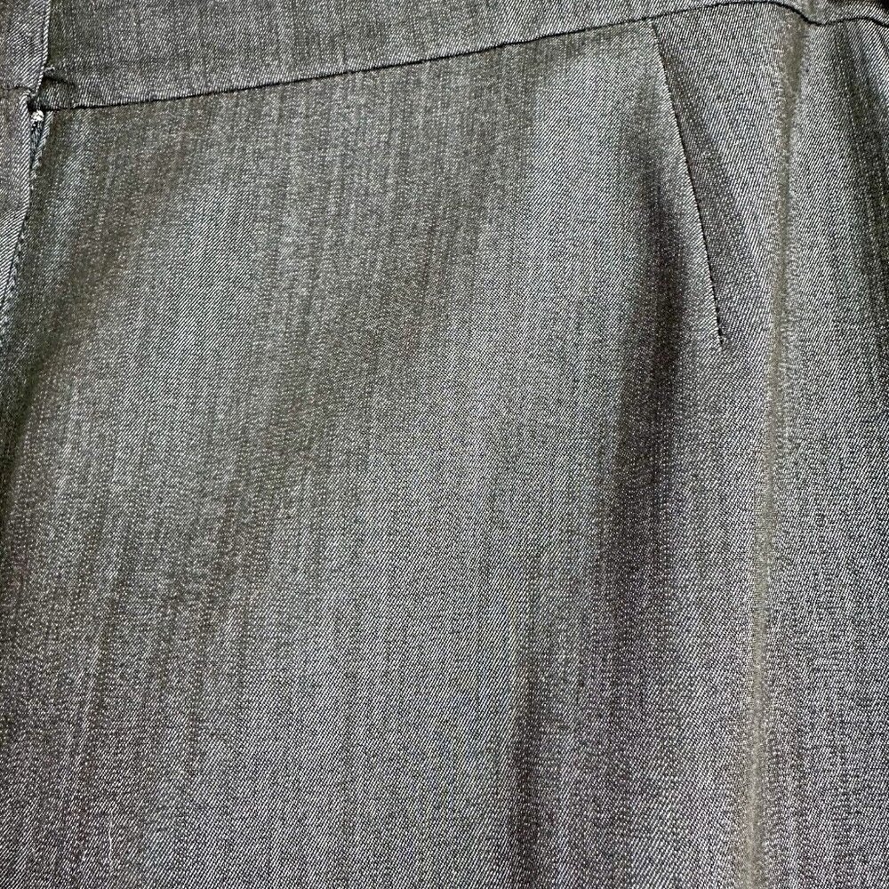 Jones Studio Separates Classic Fit Pants Women's Size 16W Charcoal Poly Elastic - Picture 7 of 13